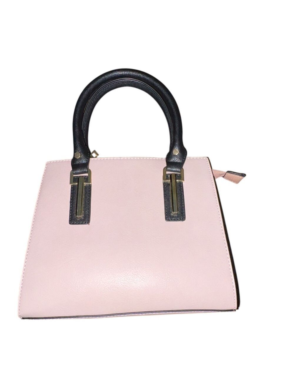 Call It Spring Pink Tote Bag Black Handles